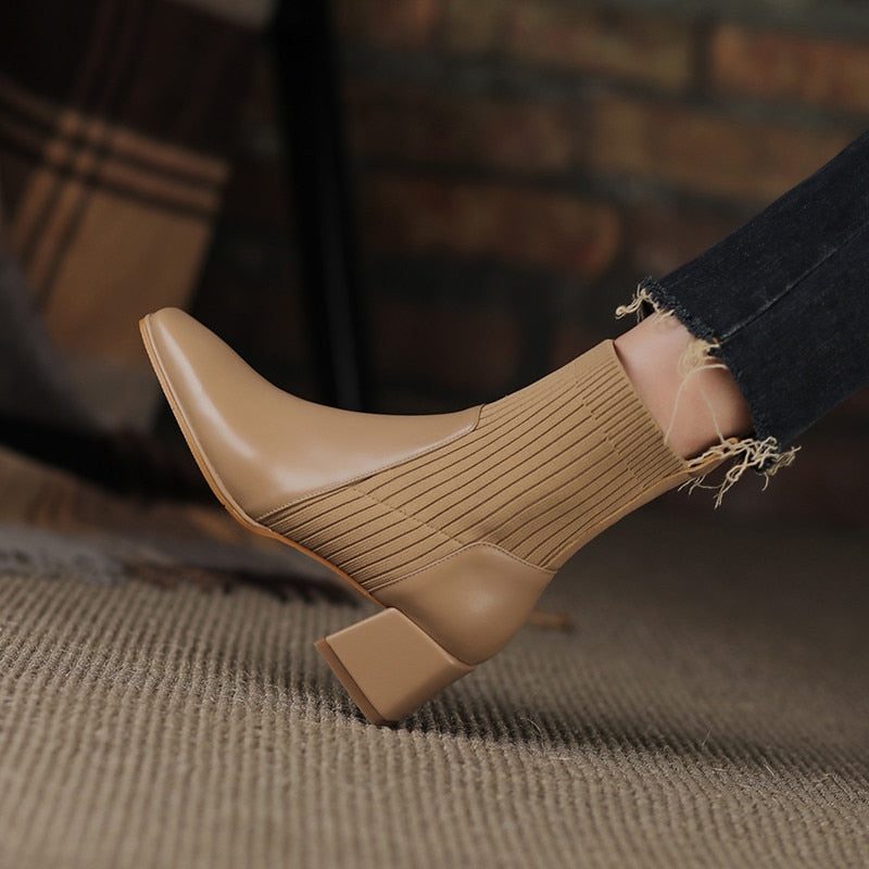 2023 Autumn Winter New Ankle Socks Shoes Women Fashion Large Size 42