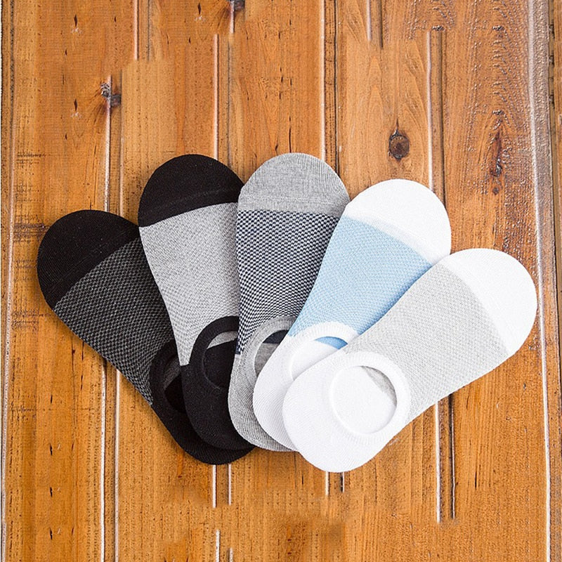 Men Socks Invisible Summer | Men Invisible Silicone Socks | Silicone