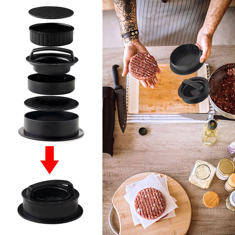 Abs Hamburger Meat Press Maker Round Shape Non-stick Stuffed Burger