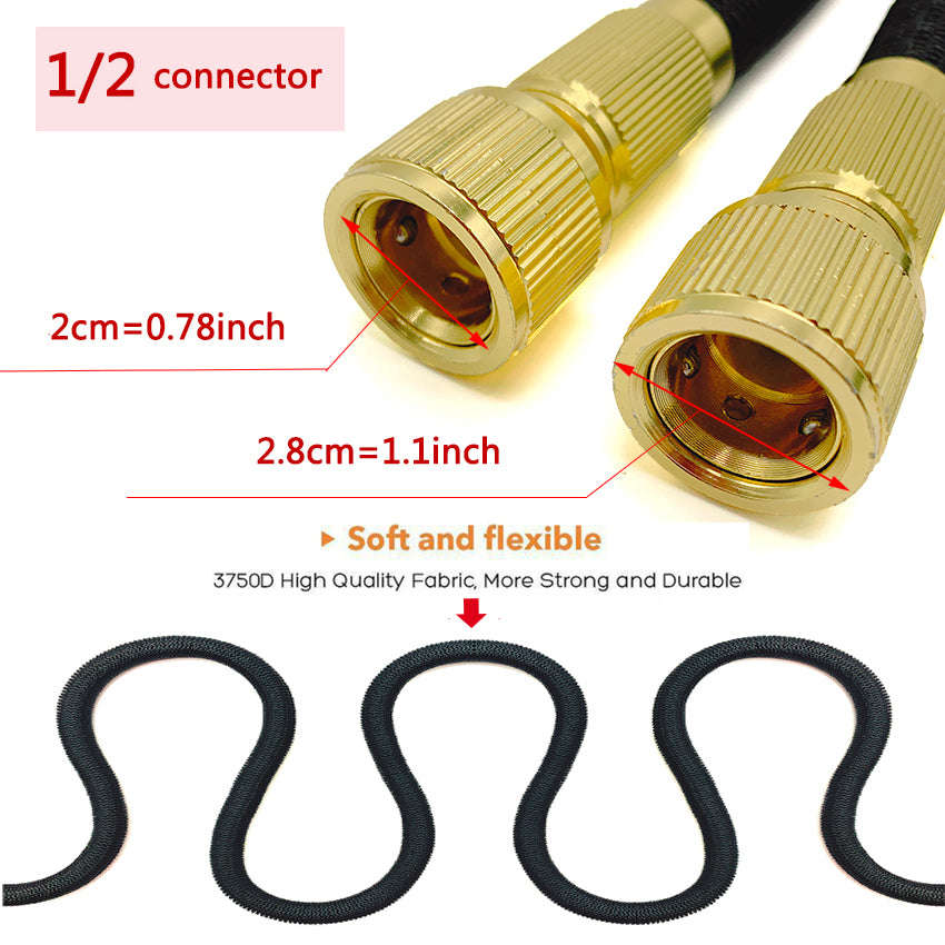 Expandable Magic Hose Pipe High-pressure Car Wash Hose Adjustable