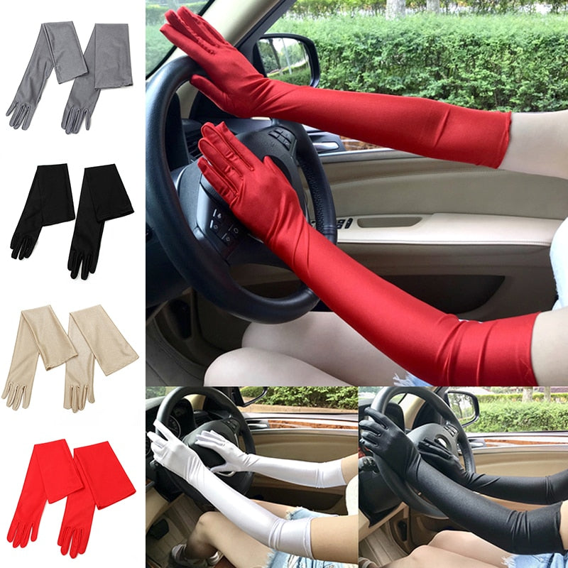 Summer Women Long Gloves | Gloves Long Sunscreen Silk | Long Gloves