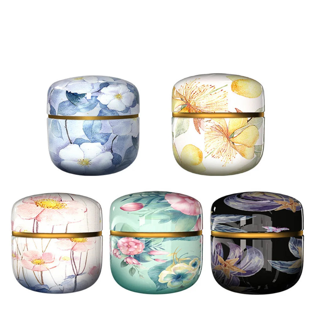 Tea Caddy Tea Box Containers Candle Cans Coffee Candy Snacks Small Tin
