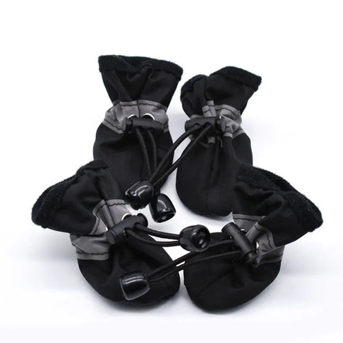 4pcs Waterproof Pet Dog Shoes Winter Warm Puppy Cats Dogs Socks