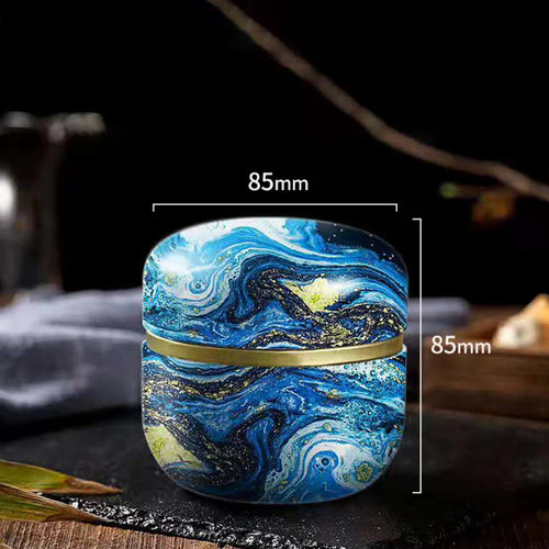 Tea Caddy Tea Box Containers Candle Cans Coffee Candy Snacks Small Tin