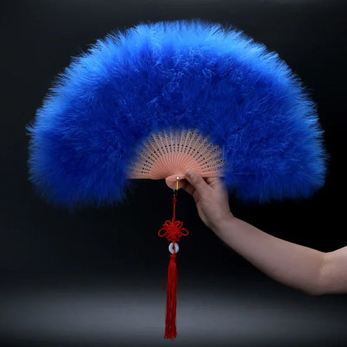 Peacock Feather Fan 1920s Great Gatsby Theme Party Dance Accessories