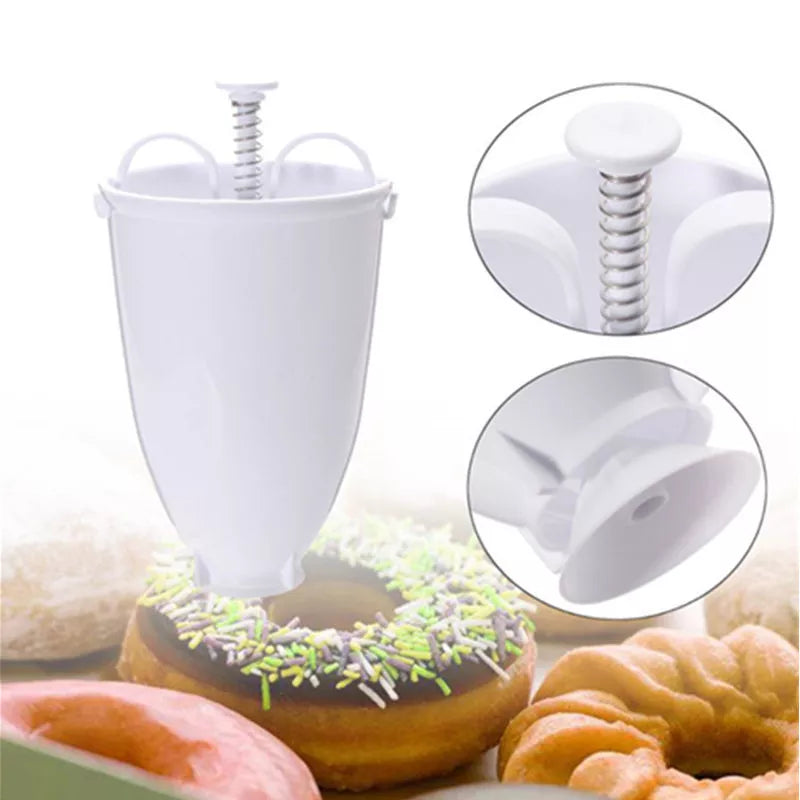 Magic Fast Plastic Donut Maker Waffle Molds Kitchen Accessory Bakeware