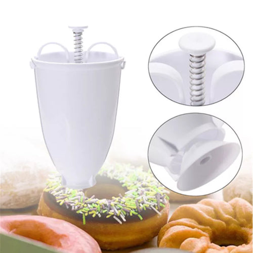 Magic Fast Plastic Donut Maker Waffle Molds Kitchen Accessory Bakeware