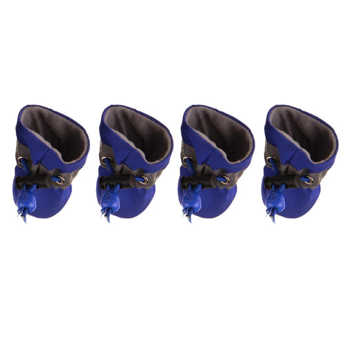 4pcs/set Waterproof Pet Dog Shoes Anti-slip Rain Snow Boot Footwear