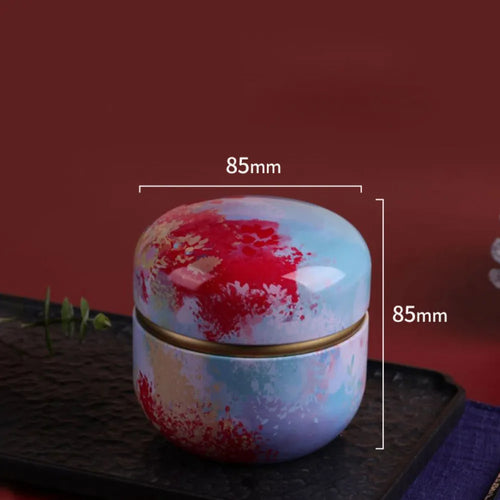 Tea Caddy Tea Box Containers Candle Cans Coffee Candy Snacks Small Tin