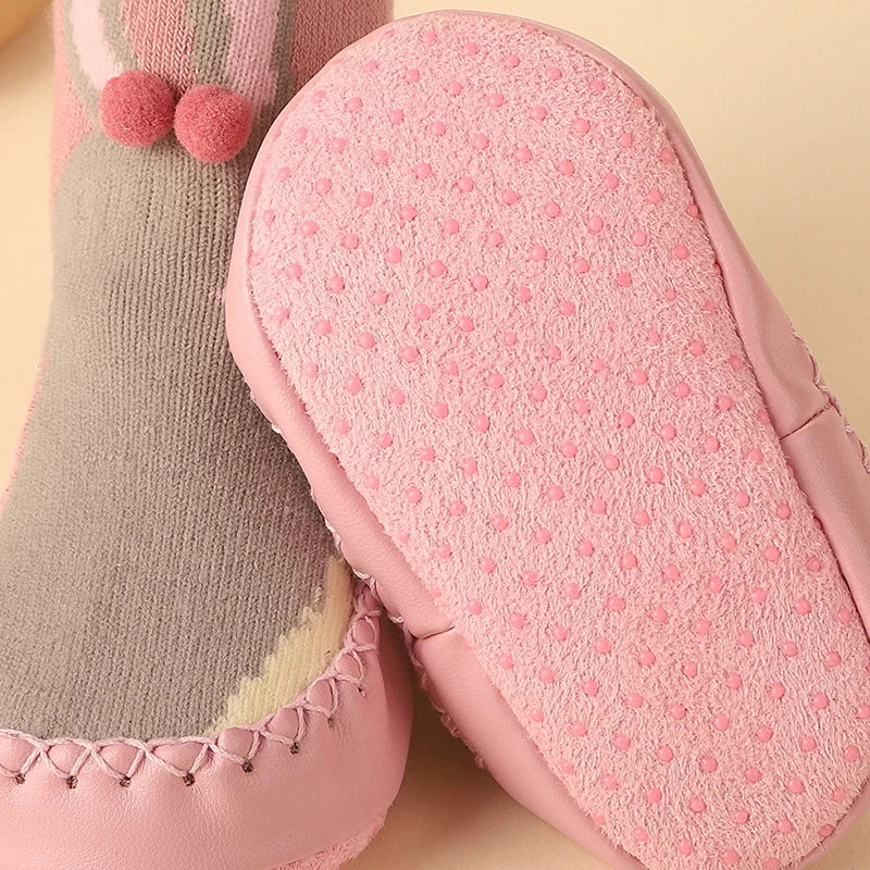 Toddler Indoor Sock Shoes Newborn Baby Socks Winter Thick Terry Cotton