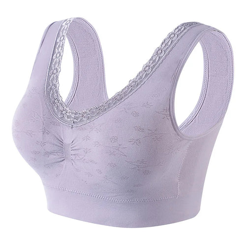 Mother Bra Middle-aged and Elderly Underwear Female Beauty Back No