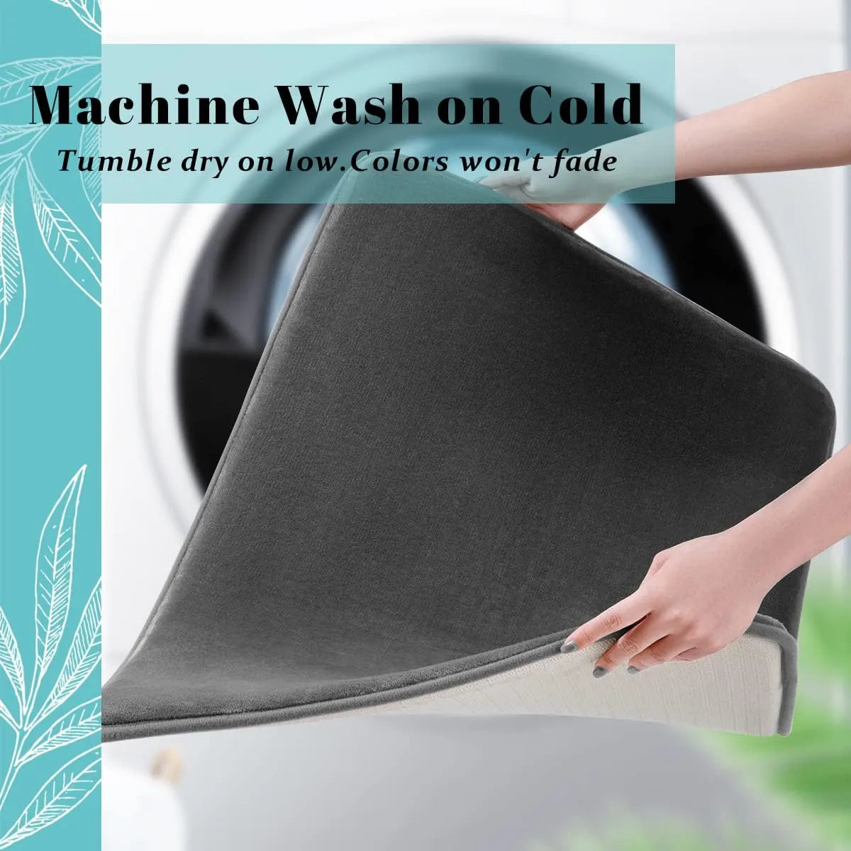 Super absorbent floor mat, super absorbent bath mat, super anti slip