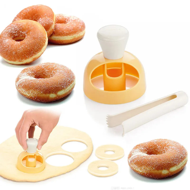 Magic Fast Plastic Donut Maker Waffle Molds Kitchen Accessory Bakeware