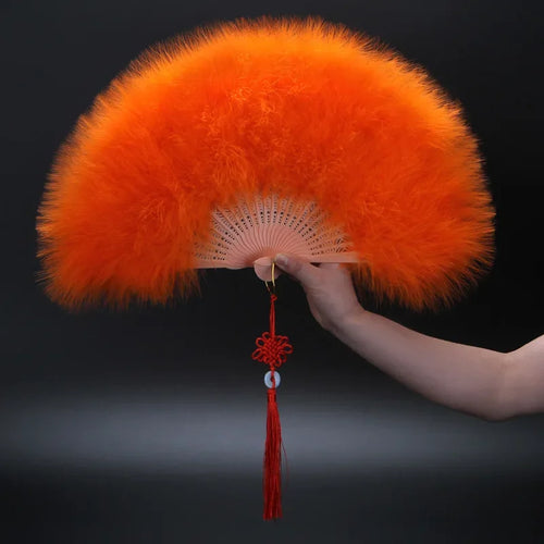 Peacock Feather Fan 1920s Great Gatsby Theme Party Dance Accessories