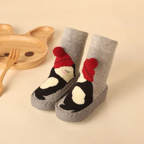 Toddler Indoor Sock Shoes Newborn Baby Socks Winter Thick Terry Cotton