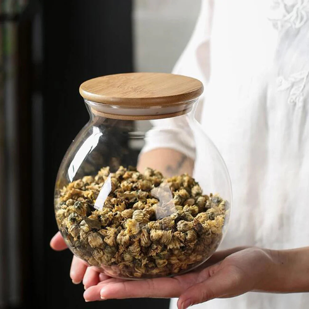 Storage Jars With Lids Tea Cereal Can Container Biscuit Empty Candy Go