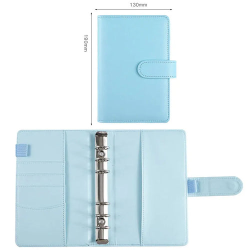 2023 Budget Binder A6 PU Leather Notebook Cash Envelopes System Set