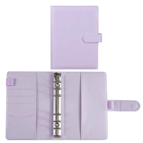 2023 Budget Binder A6 PU Leather Notebook Cash Envelopes System Set