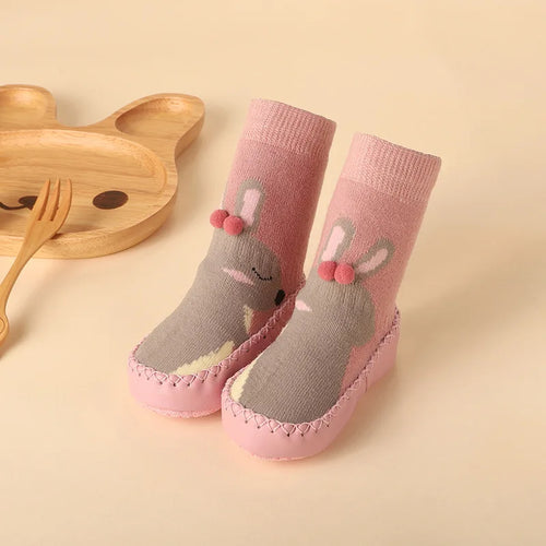 Toddler Indoor Sock Shoes Newborn Baby Socks Winter Thick Terry Cotton