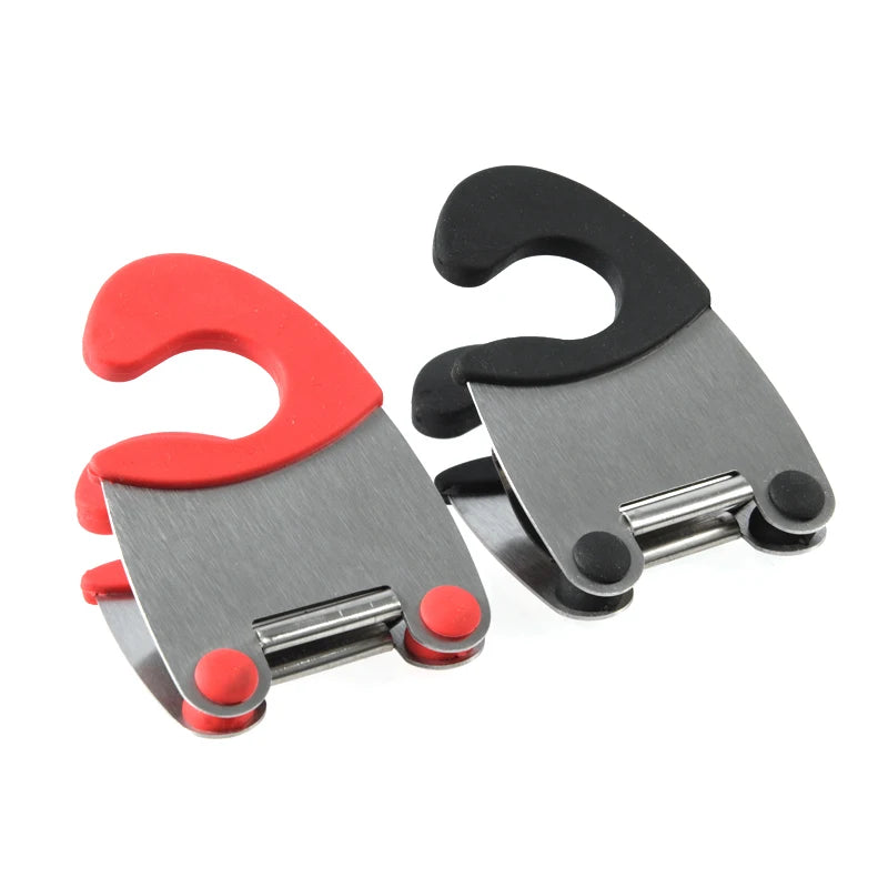 1Pcs Stainless Steel Pot Side Clips Anti-scalding Spoon Holder Kitchen