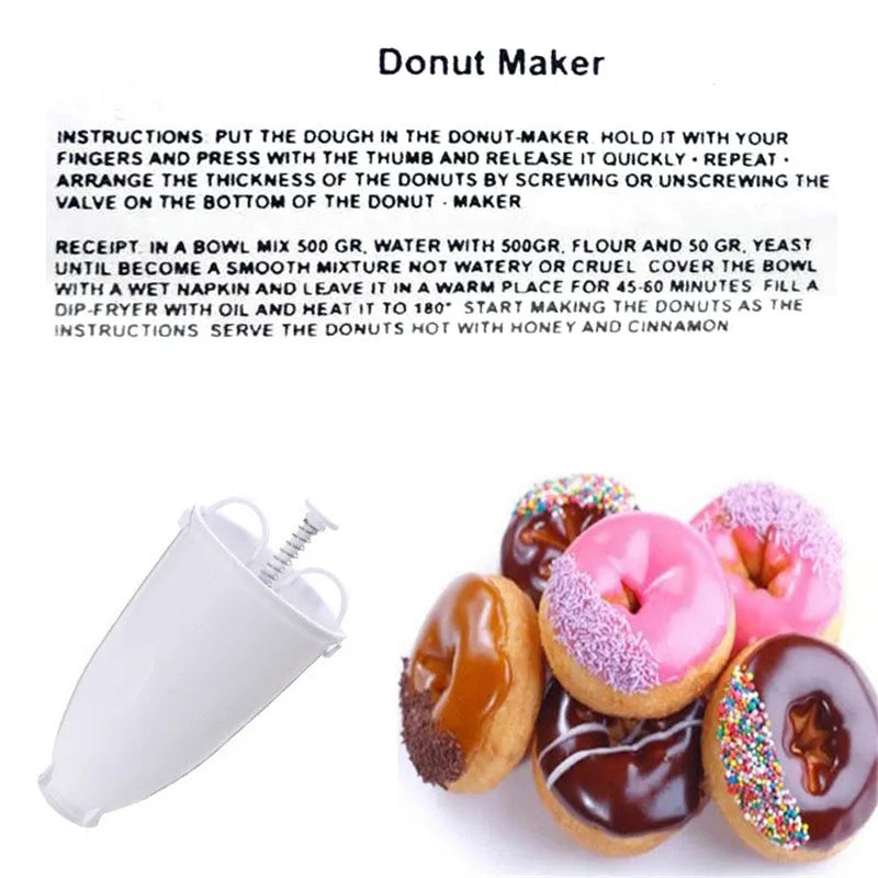 Magic Fast Plastic Donut Maker Waffle Molds Kitchen Accessory Bakeware