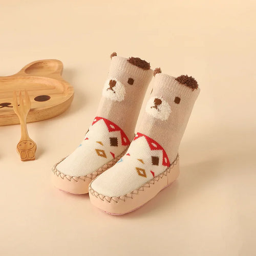 Toddler Indoor Sock Shoes Newborn Baby Socks Winter Thick Terry Cotton