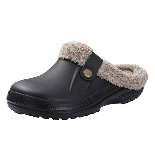 Shevalues Winter Plush Slippers For Women Men Soft Furry Slippers