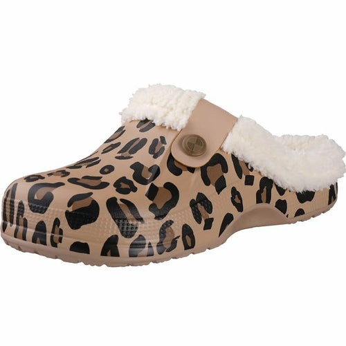 Shevalues Winter Plush Slippers For Women Men Soft Furry Slippers