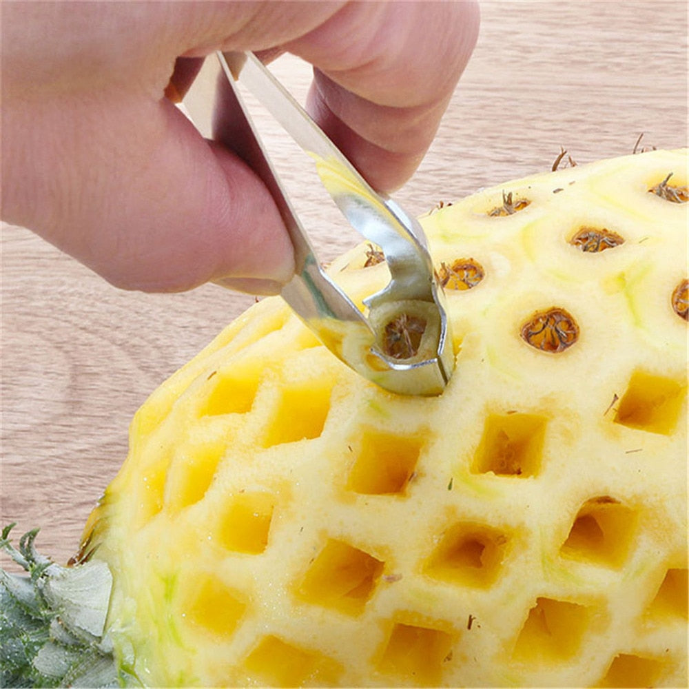 Stainless Steel Strawberry Huller Fruit Peeler Pineapple Corer Slicer