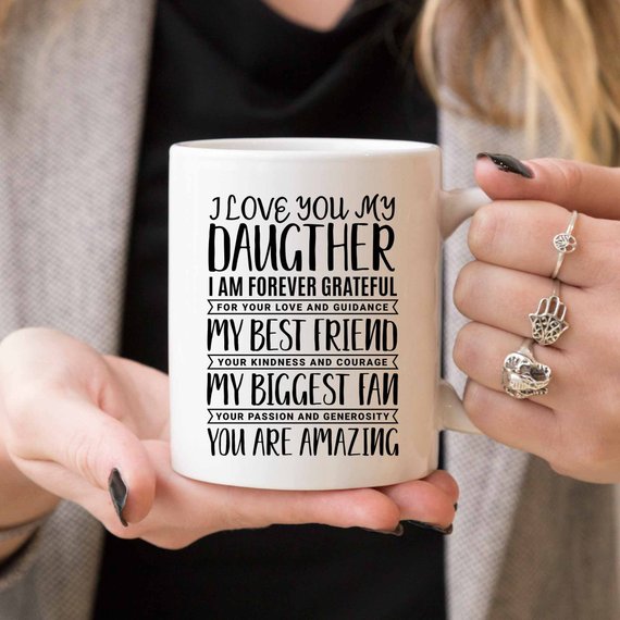 Dad Gifts From Daughters, Father Daughter Mug,