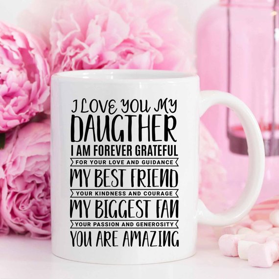 Dad Gifts From Daughters, Father Daughter Mug,