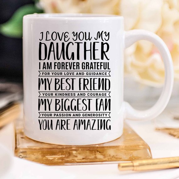Dad Gifts From Daughters, Father Daughter Mug,