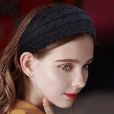 Winter Ear Headband Fleece Lined Soft Stretch for Women Gifts
