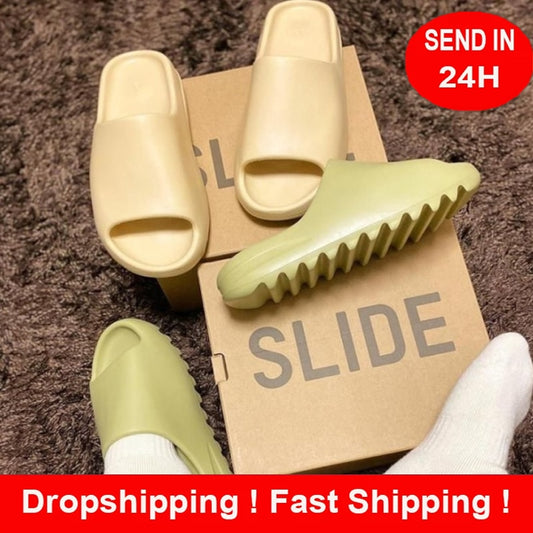 2023 Summer Cool Women Men Slippers Soft Sandals Women Beach Casual