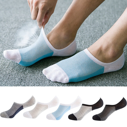 Men Socks Invisible Summer | Men Invisible Silicone Socks | Silicone