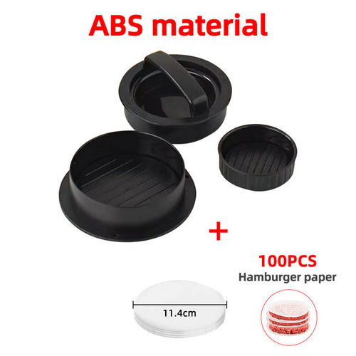 Abs Hamburger Meat Press Maker Round Shape Non-stick Stuffed Burger