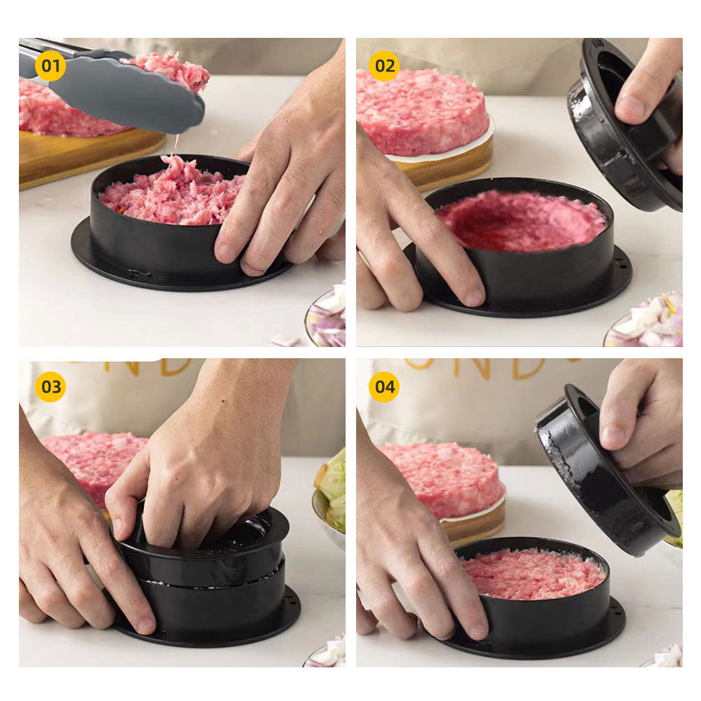 Abs Hamburger Meat Press Maker Round Shape Non-stick Stuffed Burger