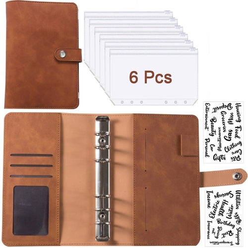Budget Planner 2023 Cash Envelope Savings Money 6 Holes Binder for