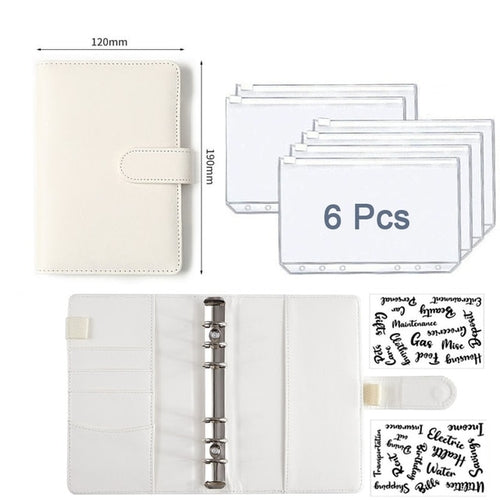 Budget Planner 2023 Cash Envelope Savings Money 6 Holes Binder for