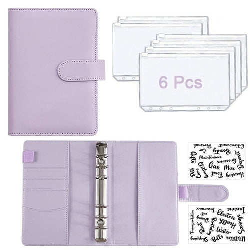 Budget Planner 2023 Cash Envelope Savings Money 6 Holes Binder for