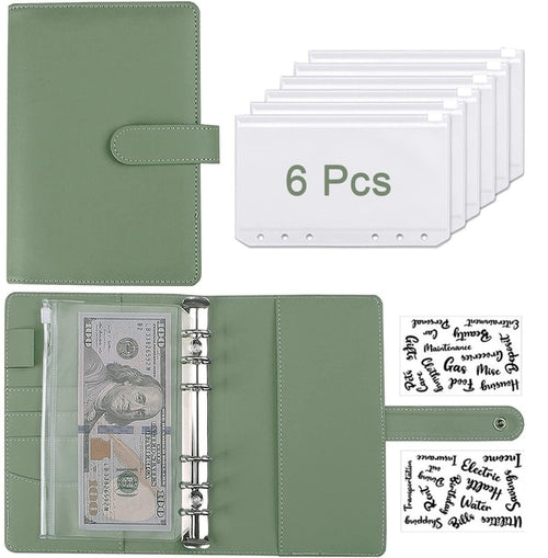Budget Planner 2023 Cash Envelope Savings Money 6 Holes Binder for
