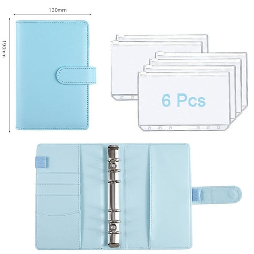 Budget Planner 2023 Cash Envelope Savings Money 6 Holes Binder for