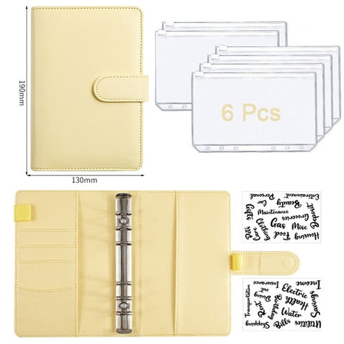 Budget Planner 2023 Cash Envelope Savings Money 6 Holes Binder for