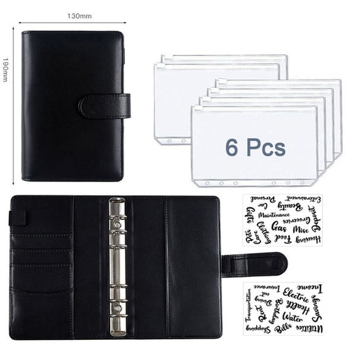 Budget Planner 2023 Cash Envelope Savings Money 6 Holes Binder for