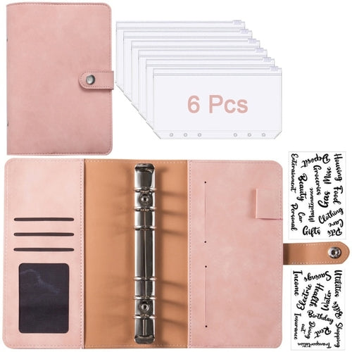 Budget Planner 2023 Cash Envelope Savings Money 6 Holes Binder for