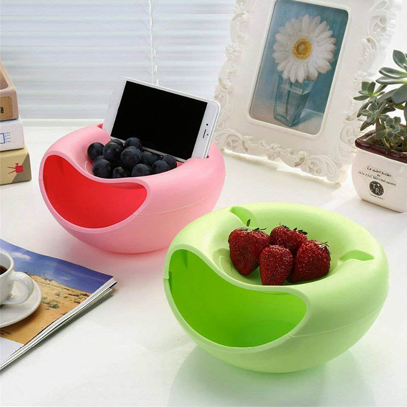 Creative Shape Lazy Snack Bowl Plastic