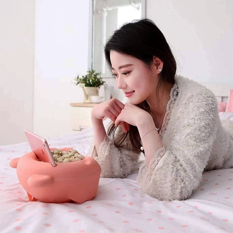 Creative Shape Lazy Snack Bowl Plastic