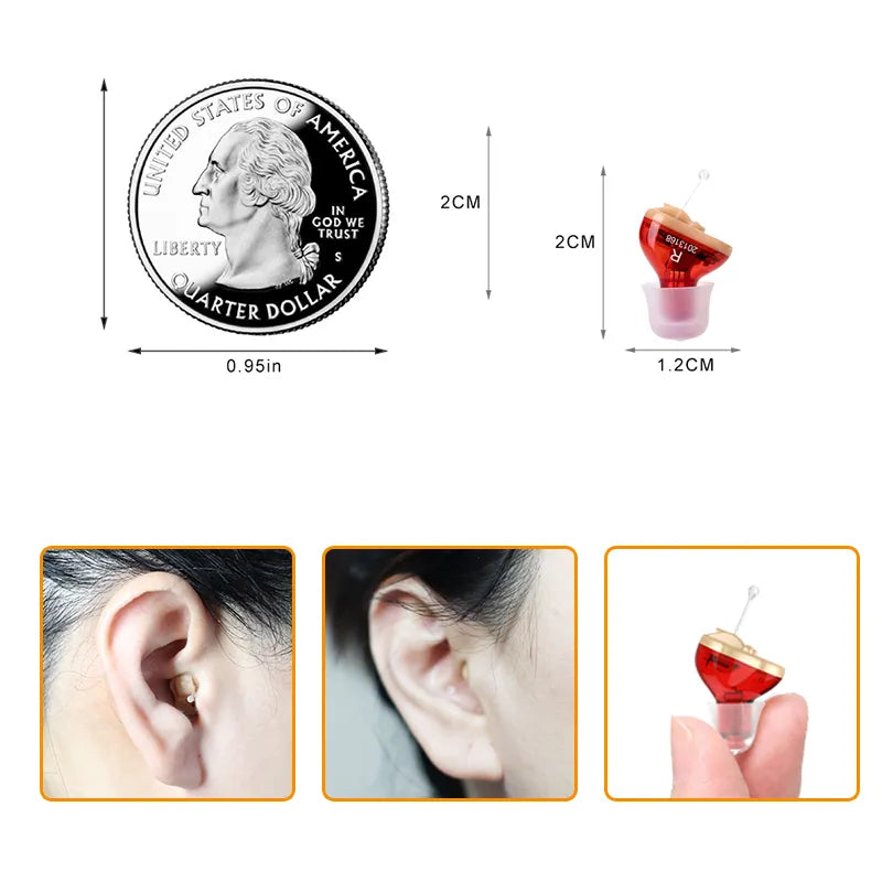 Q10 Hearing Aids Audifonos for Deafness Elderly Adjustable Micro