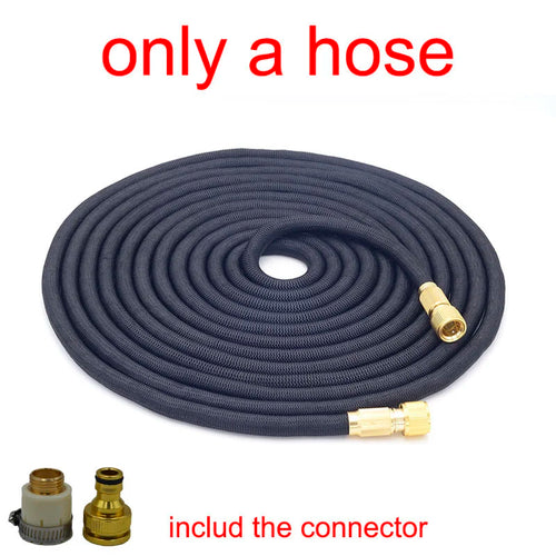 Garden Hose Set With Expandable Water Injector Magic Hose High