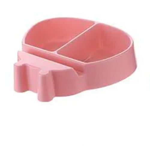 Plates For Food Creative Shape Lazy Snack Bowl Plastic Double Layers